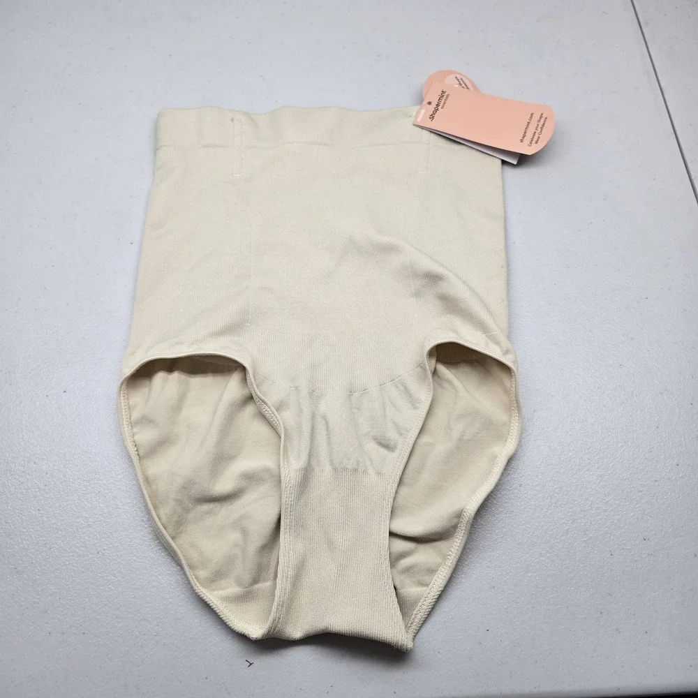 Shapermint Women Shaper Panty M/L Beige All Day Every High Waisted NWT